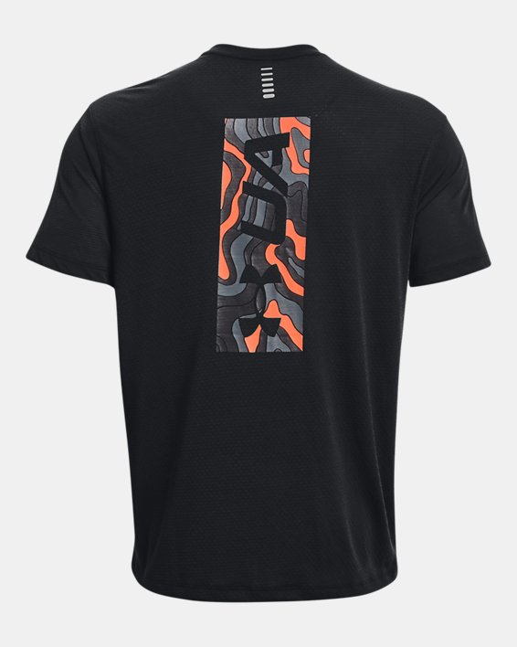 Men's UA Streaker Graphic T-Shirt in Black image number 5
